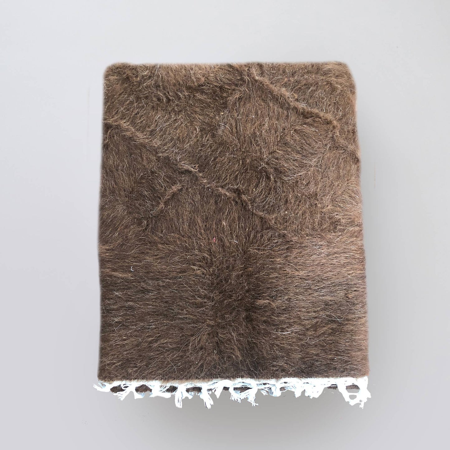 Chocolate Mohair Rug