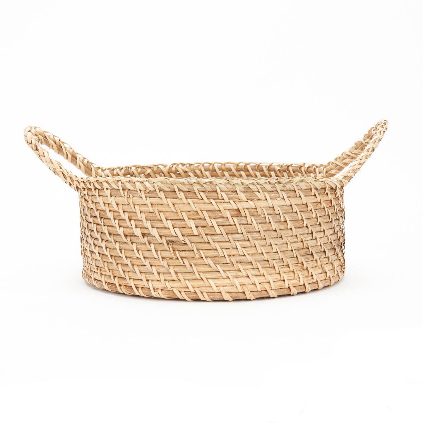 Marcelo Woven Rattan Basket, Natural 10"