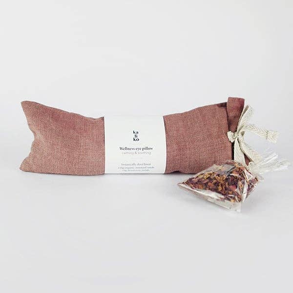 Wellness Eye Pillow With Rose Petals & Mustard Seeds