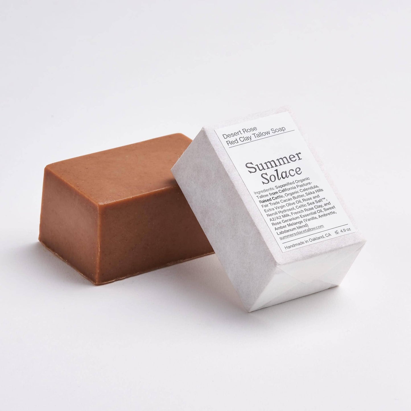 Desert Rose Red Clay Tallow Bar Soap