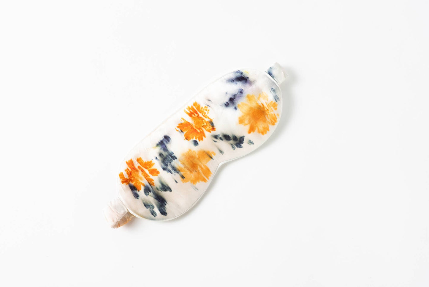Floral Botanically Dyed Silk Sleep Mask