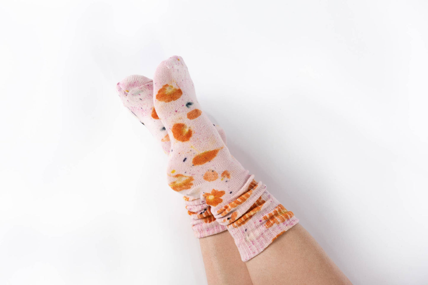 Flower Power Bamboo Slouch Socks