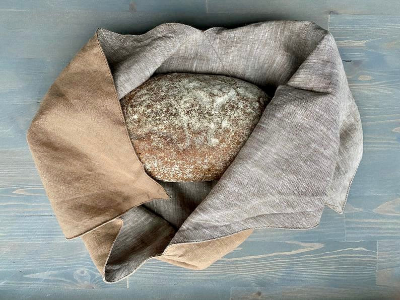 Linen Reversible Bento Bags