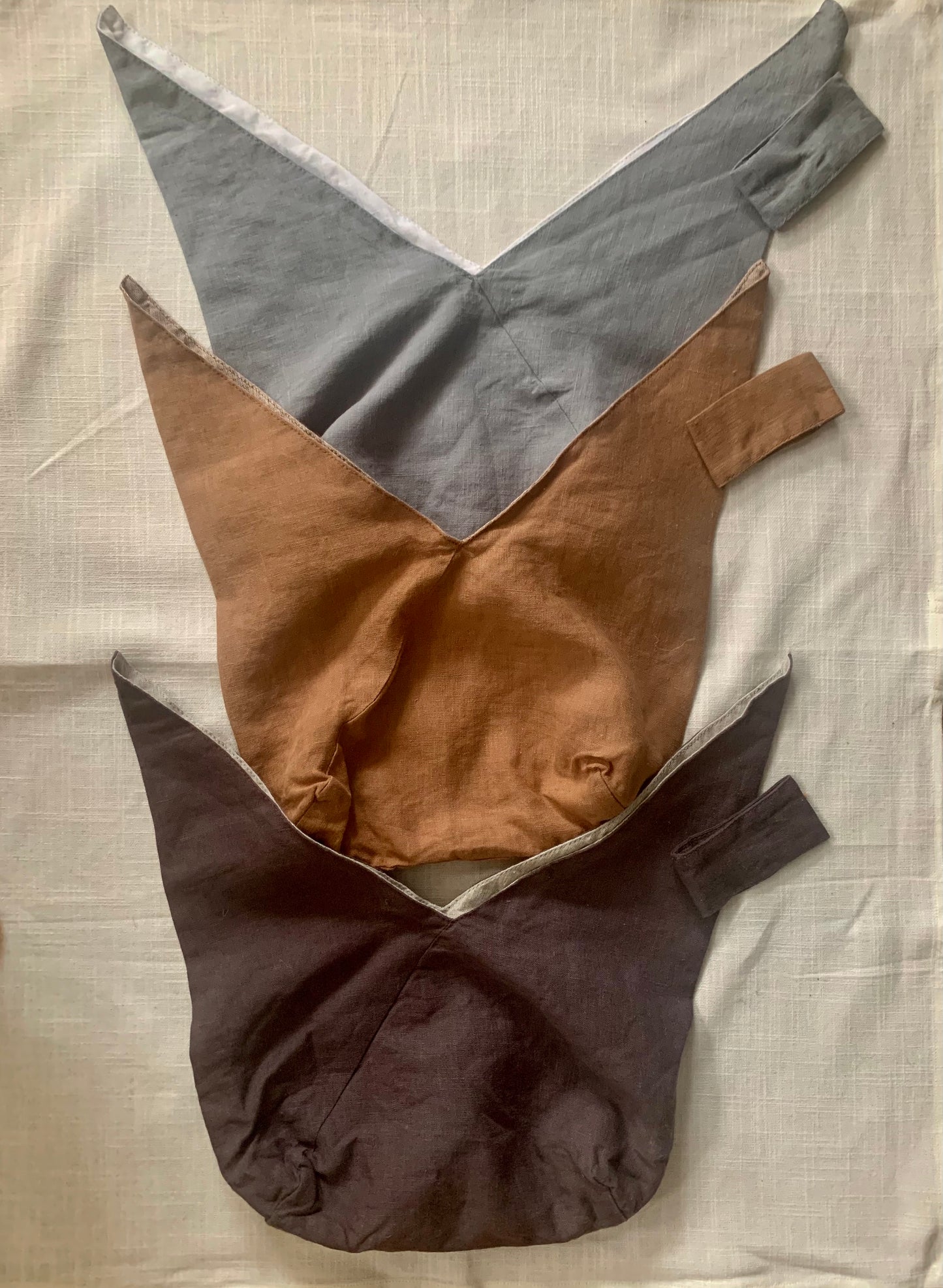 Linen Reversible Bento Bags