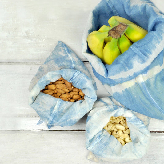 Shibori Produce Bag Trio