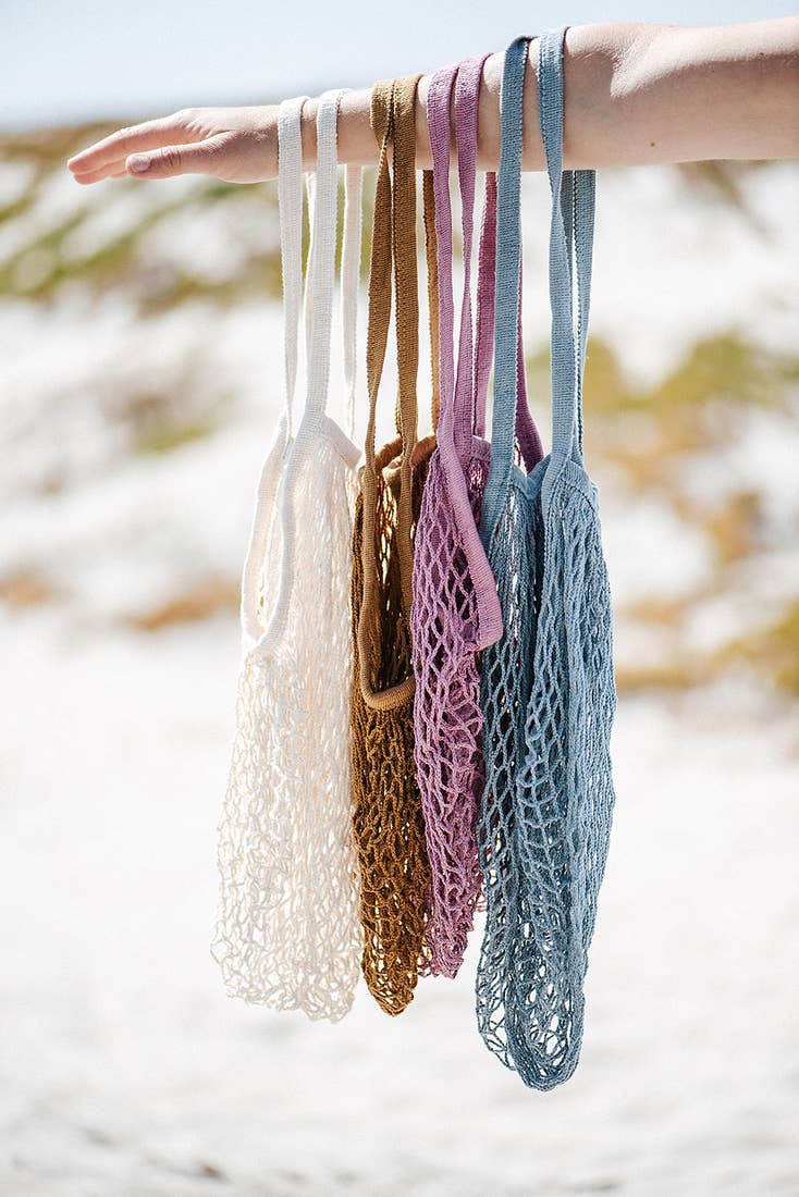 Natural Dyed Stretch Woven Totes