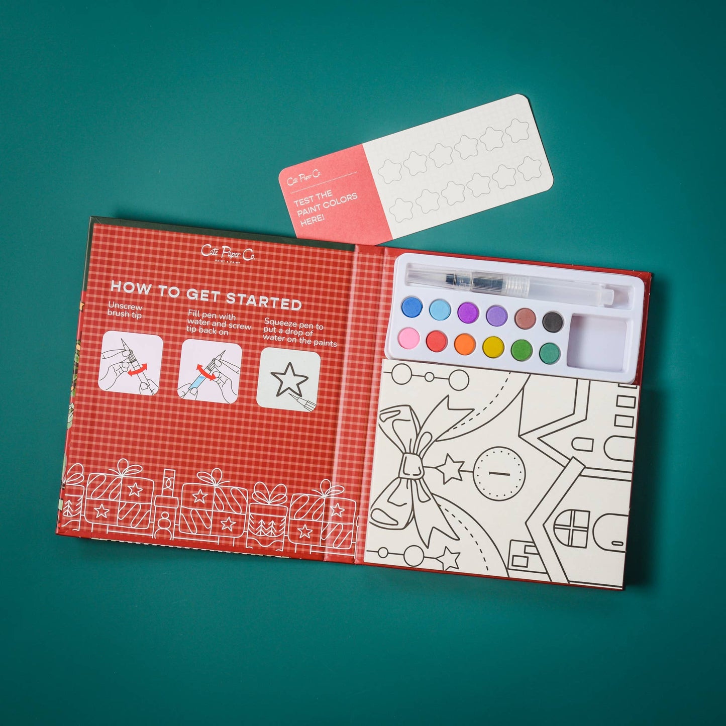 Watercolor Book and Paint Set - Advent Calendar