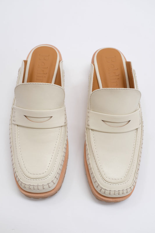 Beklina Loafer Mule Slip On Shoe Off White