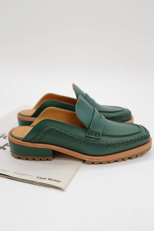 Beklina Loafer Mule Slip On Shoe Parsley (Green)