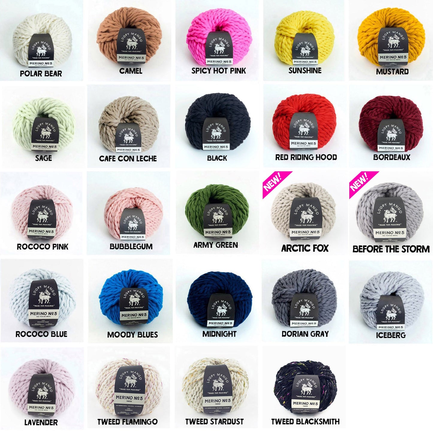 DIY Kit - Top-Down Sweater - Merino No. 5 - Size XS-M