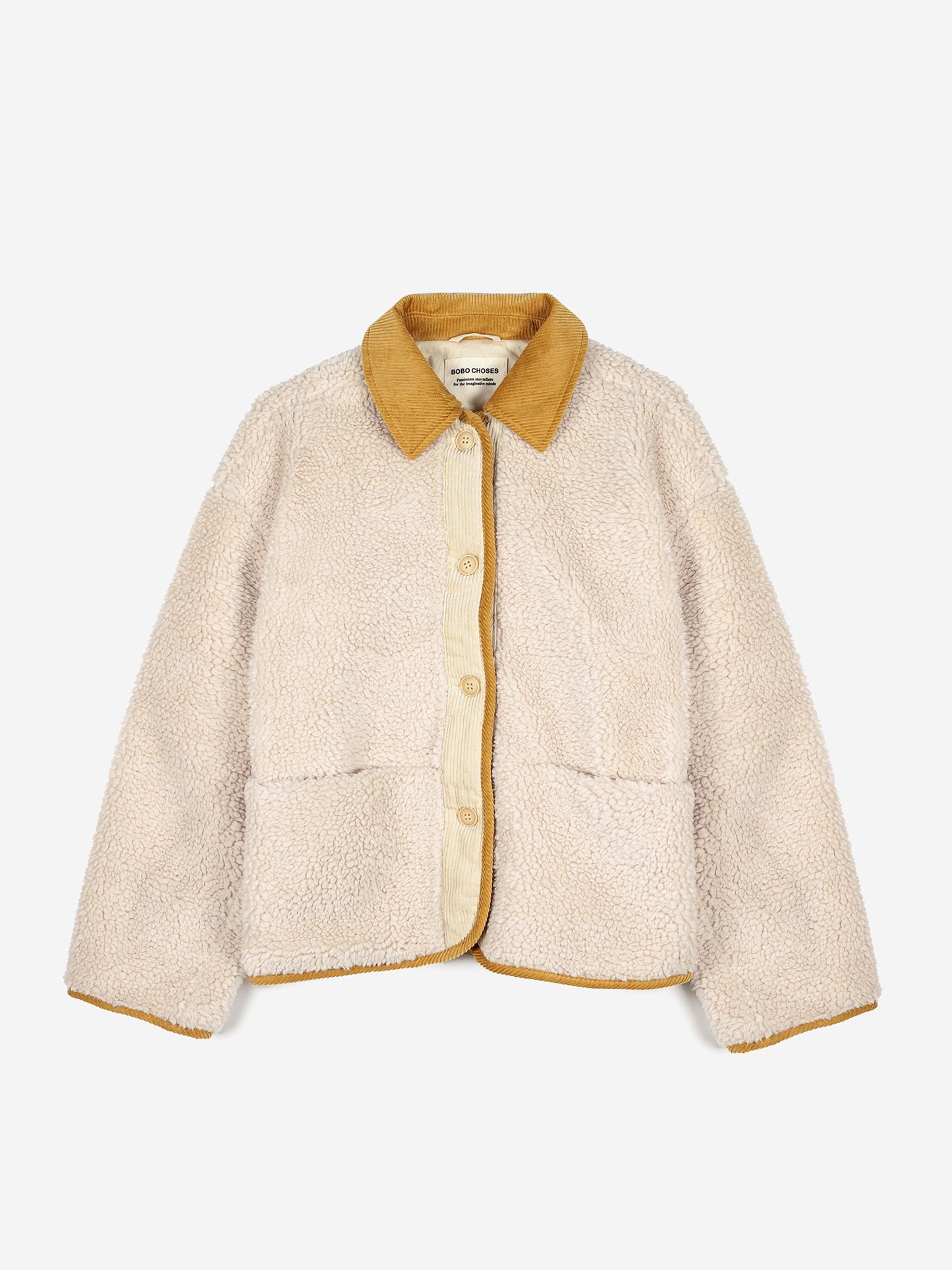 Bobo Choses White shades shearling jacket