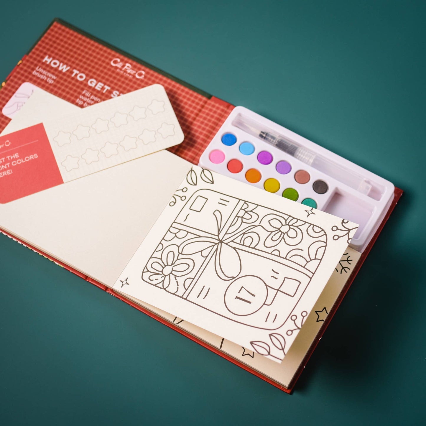 Watercolor Book and Paint Set - Advent Calendar