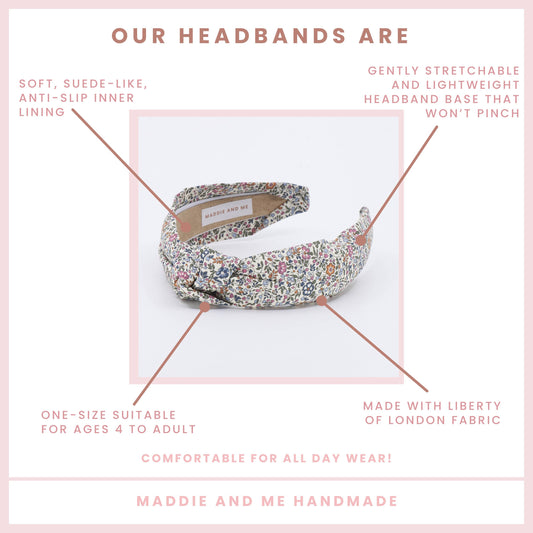 Liberty of London Katie & Millie Floral Knot Headband