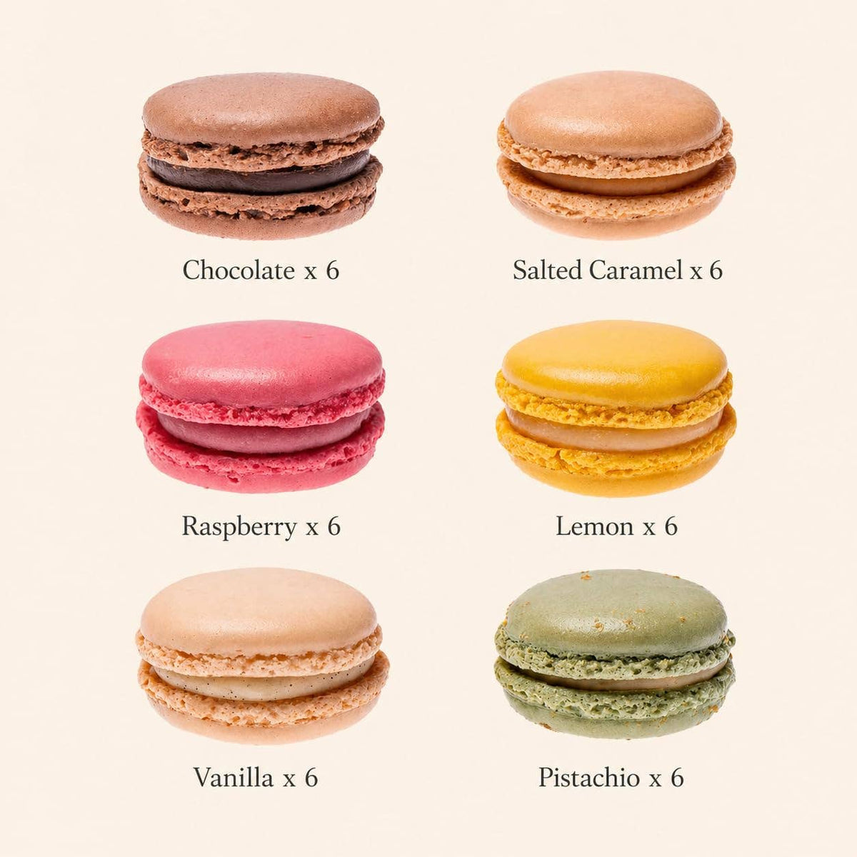 Imported from Belgium Macarons Variety Pack, Assorted Gourme