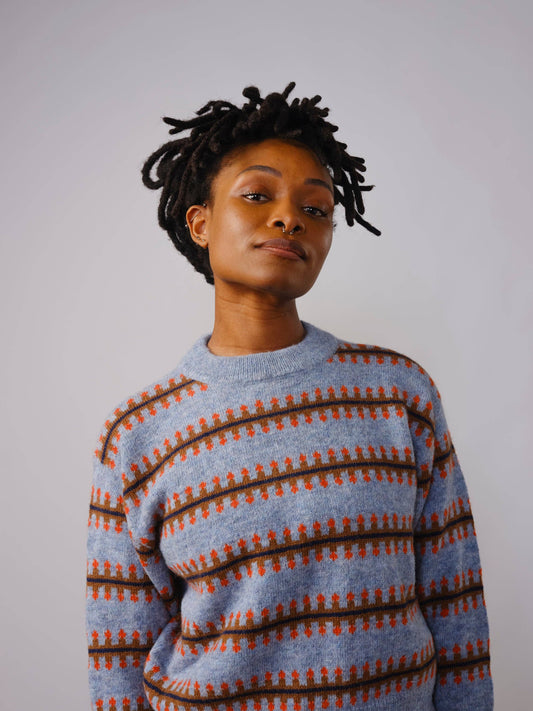 Vera Fairisle Sweater - Jasper