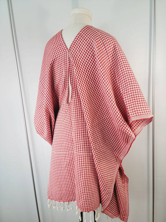 Beach Cover up Cotton, Hand made Light Layer