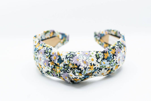 Blue Floral Knotted Headband | Liberty of London Fabric