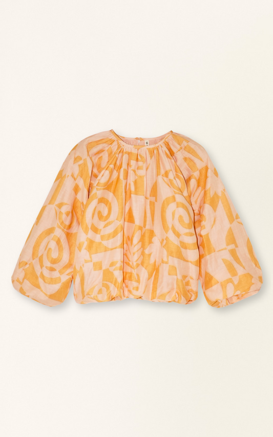 Andaman Bubble Top in Orangesicle