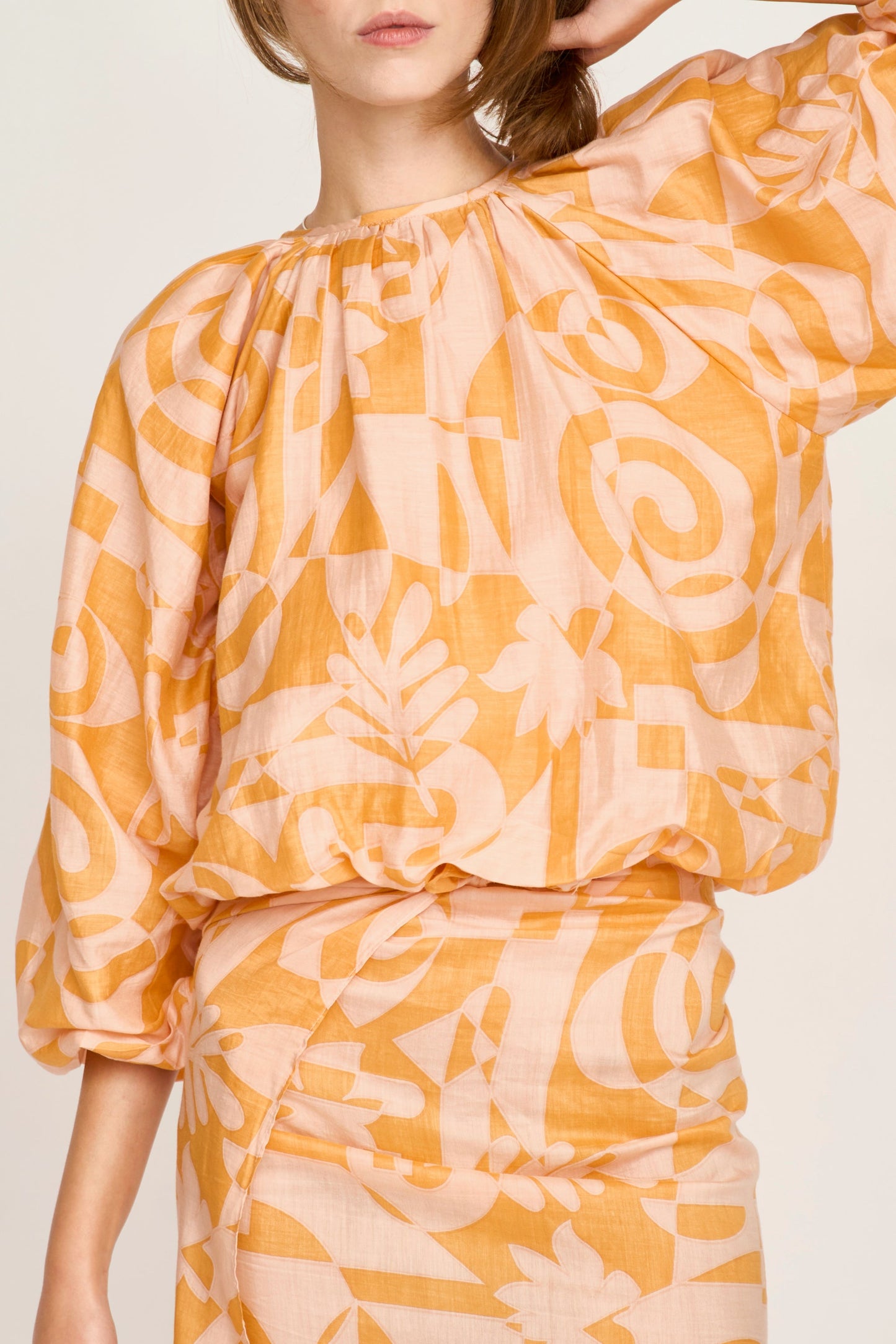 Andaman Bubble Top in Orangesicle
