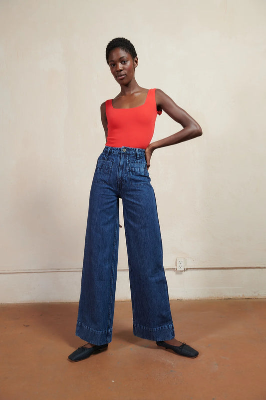 Maria Stanley Hank Pant Jean | organic + earth dyed