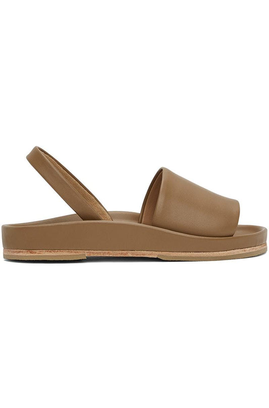 Lauren Manoogian Taupe Contour Leather Sandals