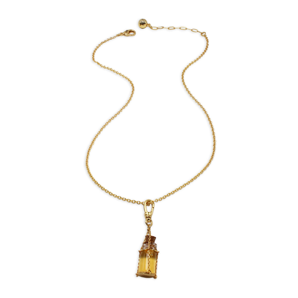 Lulu Frost Honeybee Real Honey Charm Necklace