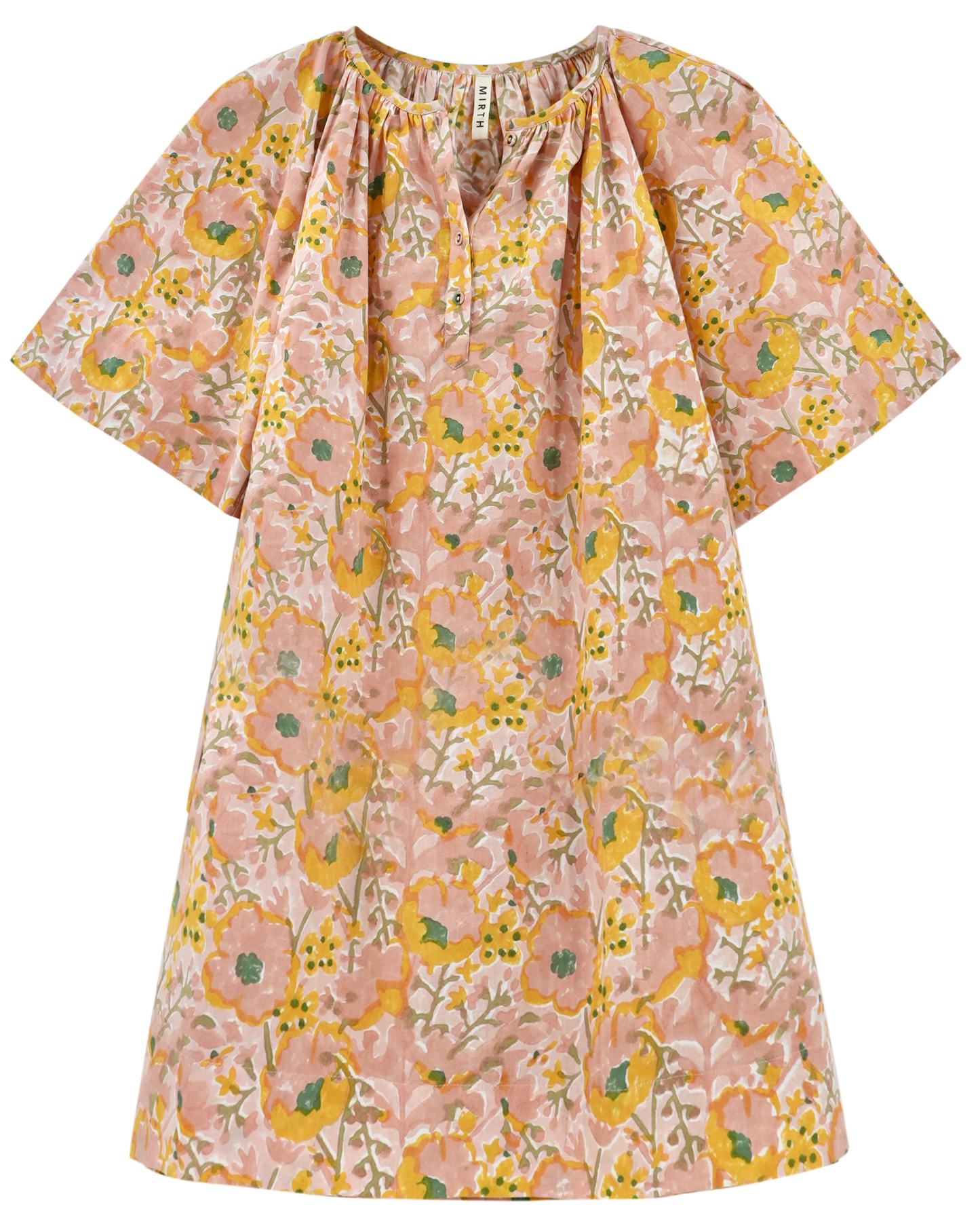 Mirth Organic Cotton Night Dress  in Pink Lemonade