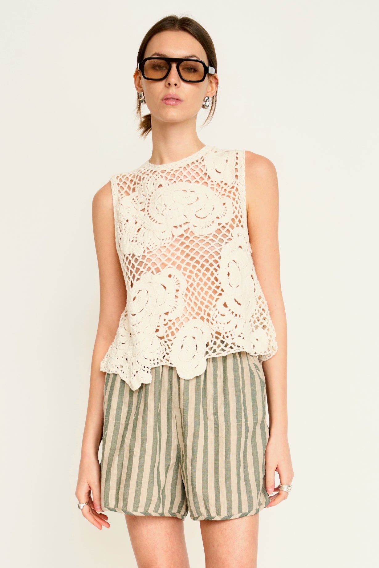 Woodstock Short in Safari Stripe
