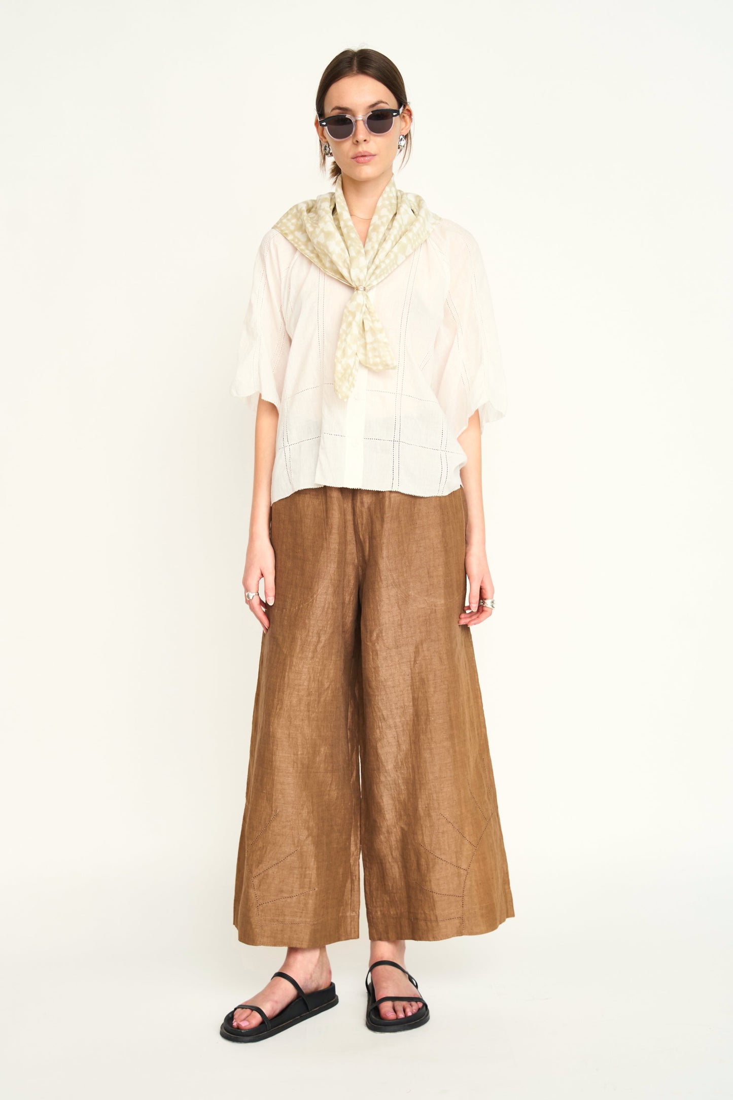 MIrth Pant in Brownie Linen
