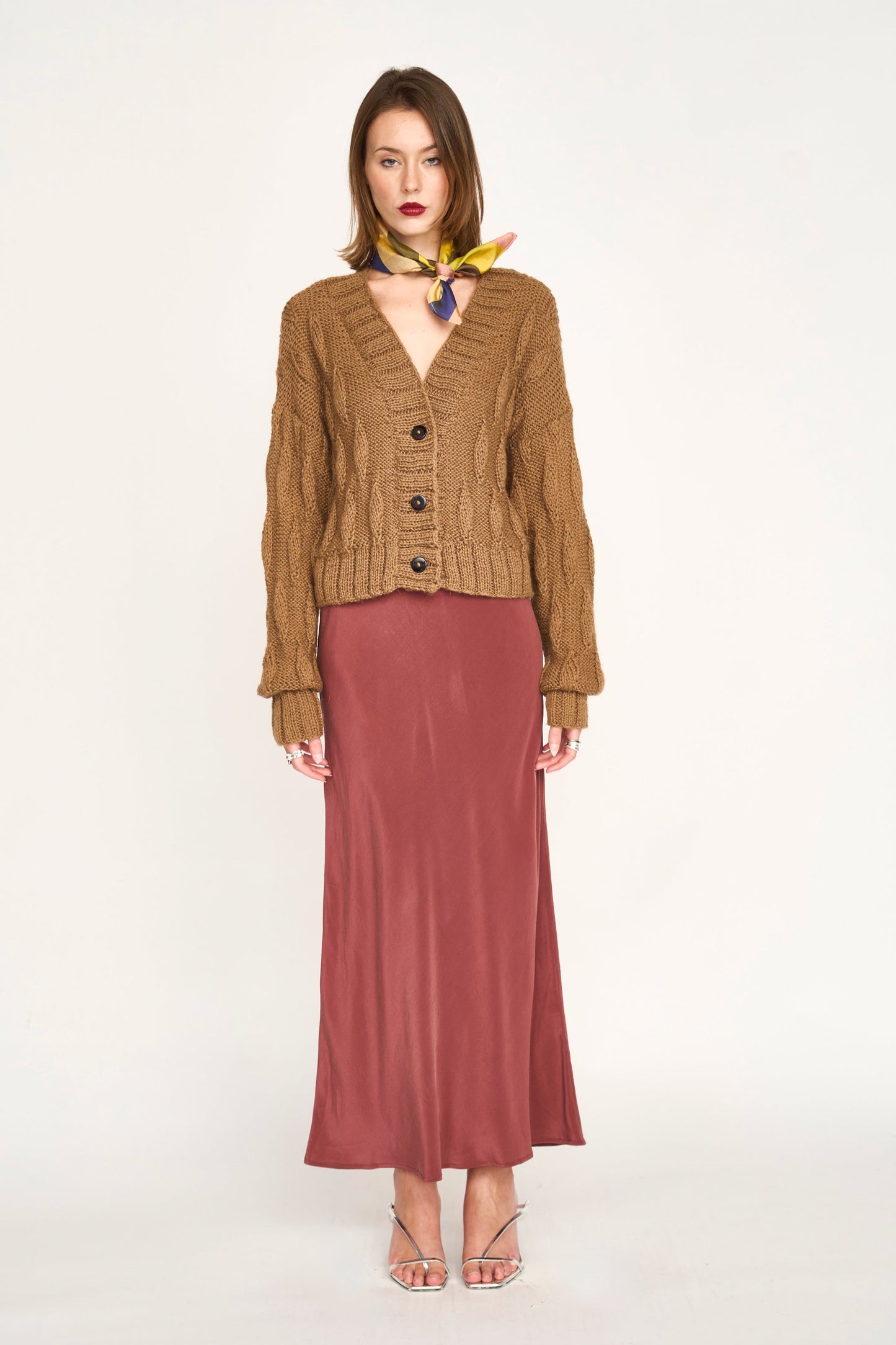 Santander Skirt in Merlot (Pre-Order)