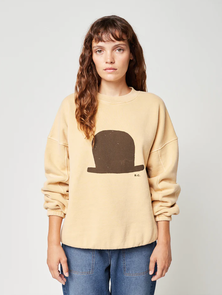 Bobo Choses Chapeau Dark Cream Sweatshirt