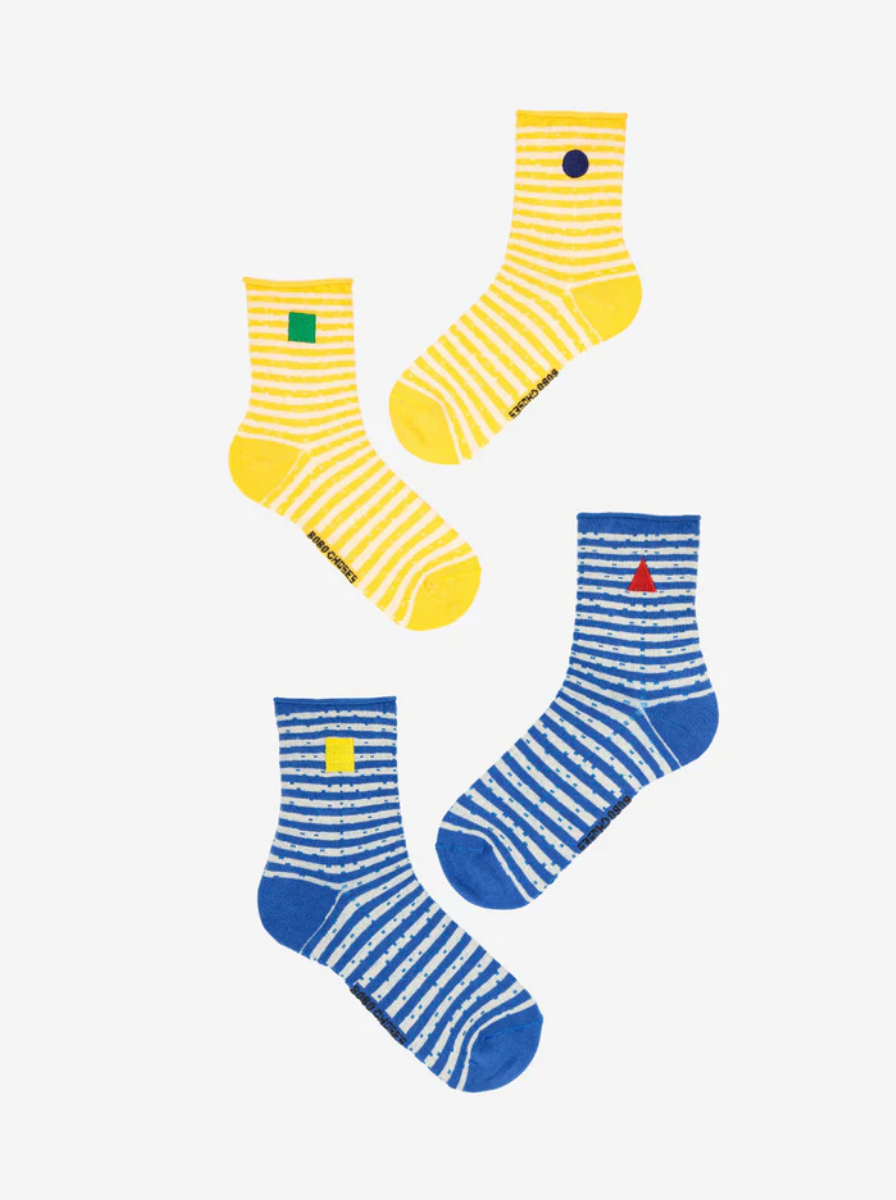 ONLINE ONLY - Bobo Choses Stripes Short Sock Pack