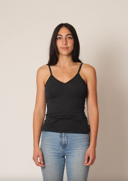 Conifer Layering Tank in Charcoal