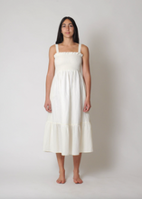 Load image into Gallery viewer, Conifer Smocked Dress in Natural
