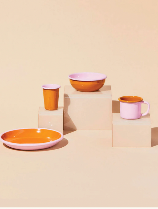 The Get Out Enamelware in Pink