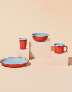 The Get Out Enamelware in Tomato