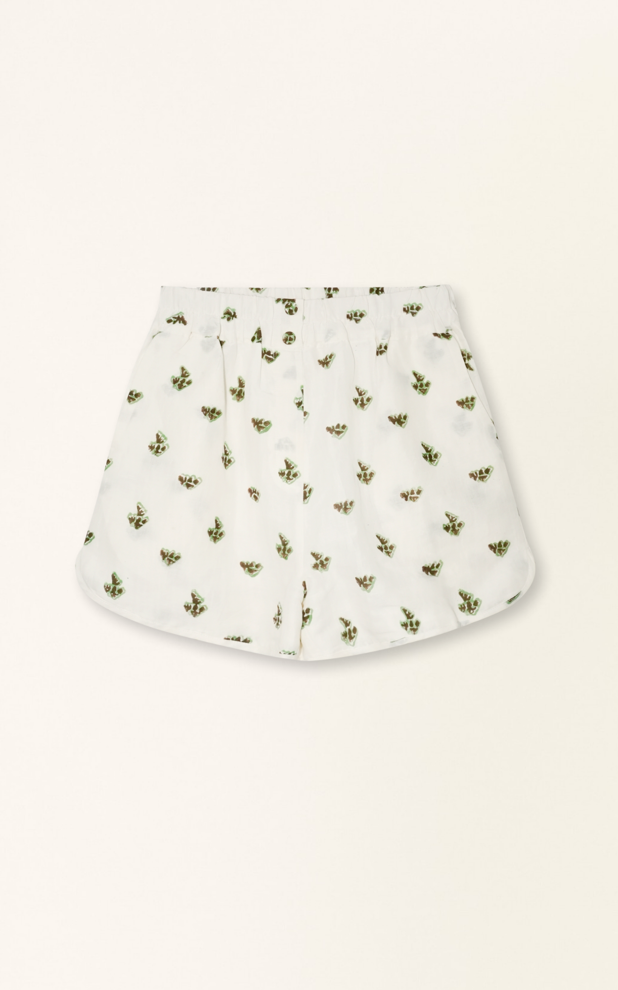 Track Short in Chocolate Mint Boteh