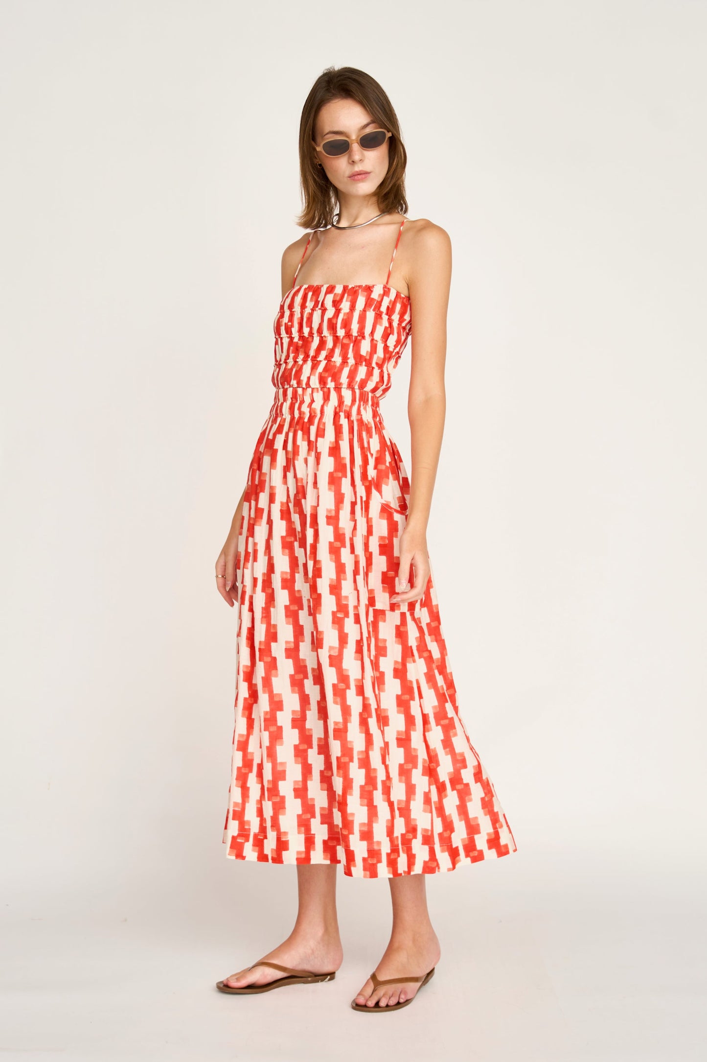 Verona Skirt in Cherry Hopscotch