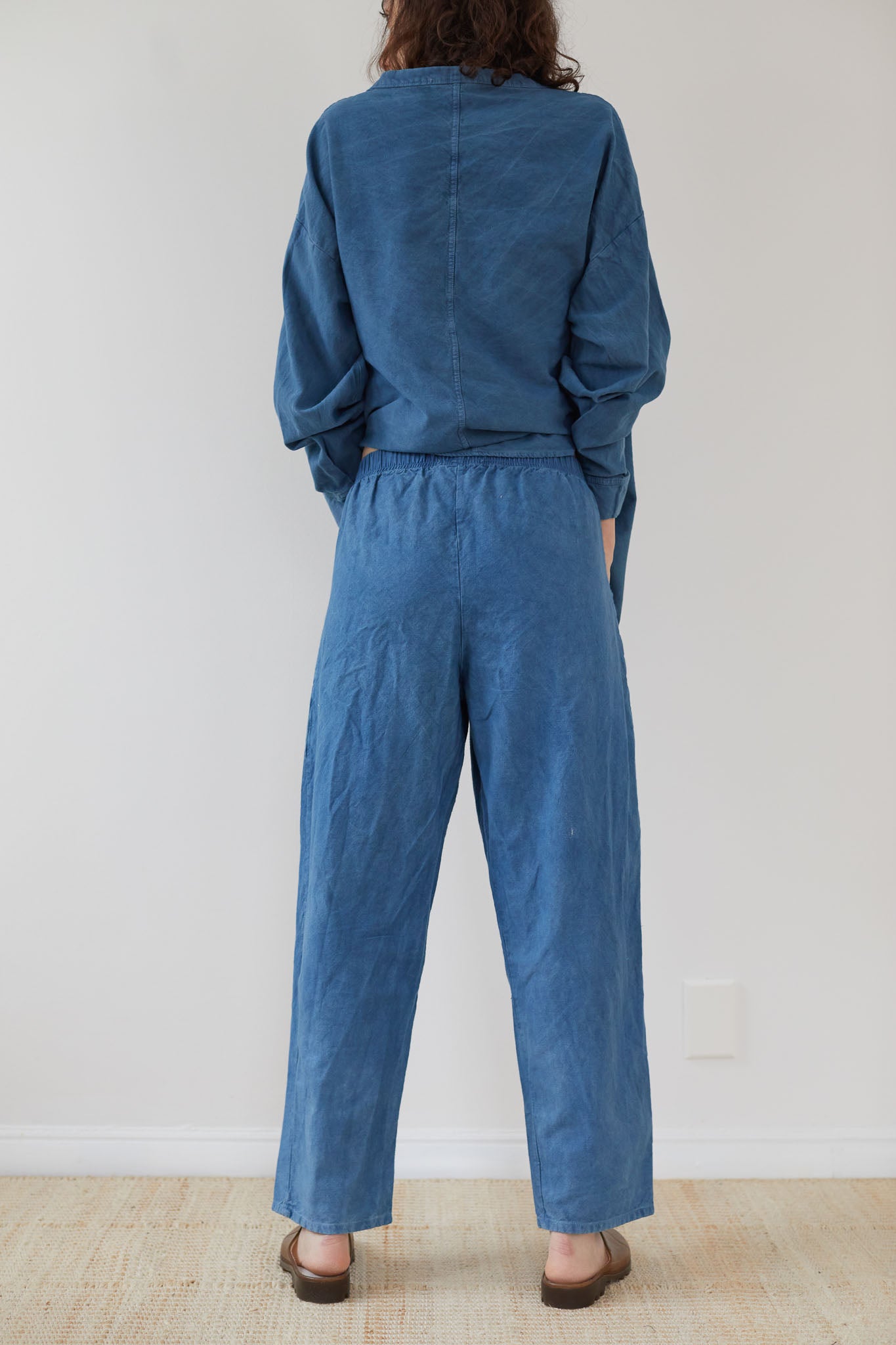 Wol Hide Twill Trouser in Indigo