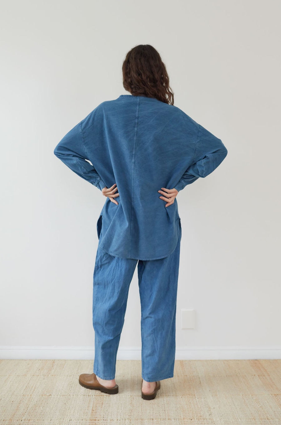 Wol Hide Twill Trouser in Indigo