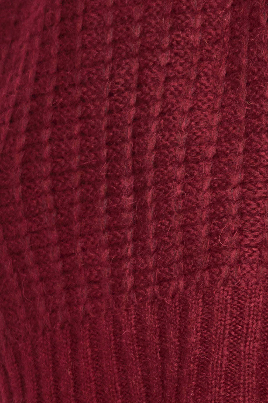 MIrth Valmorel Puff Sleeve Pullover in Black Cherry