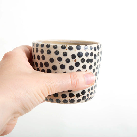 Black Polka Dot Tumblers