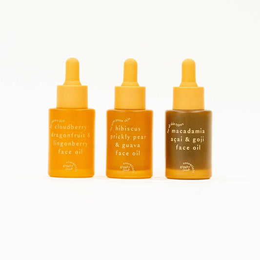 Glowing skin facial oil, 3 options: acne prone, mature skin, normal skin • 100% natural, nothing synthetic • 1 oz: ACNE PRONE / hibiscus prickly pear & guava oil