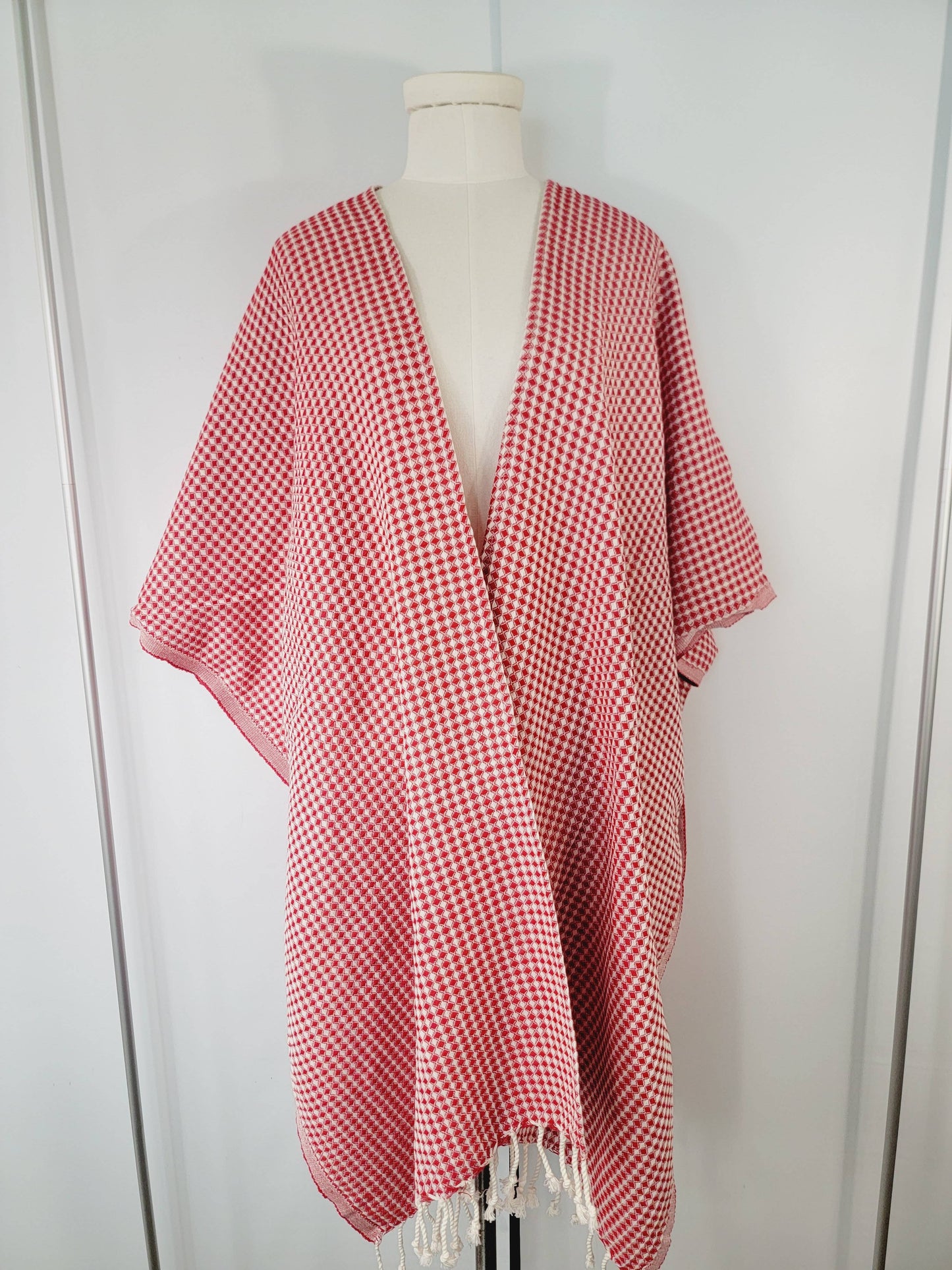 Beach Cover up Cotton, Hand made Light Layer
