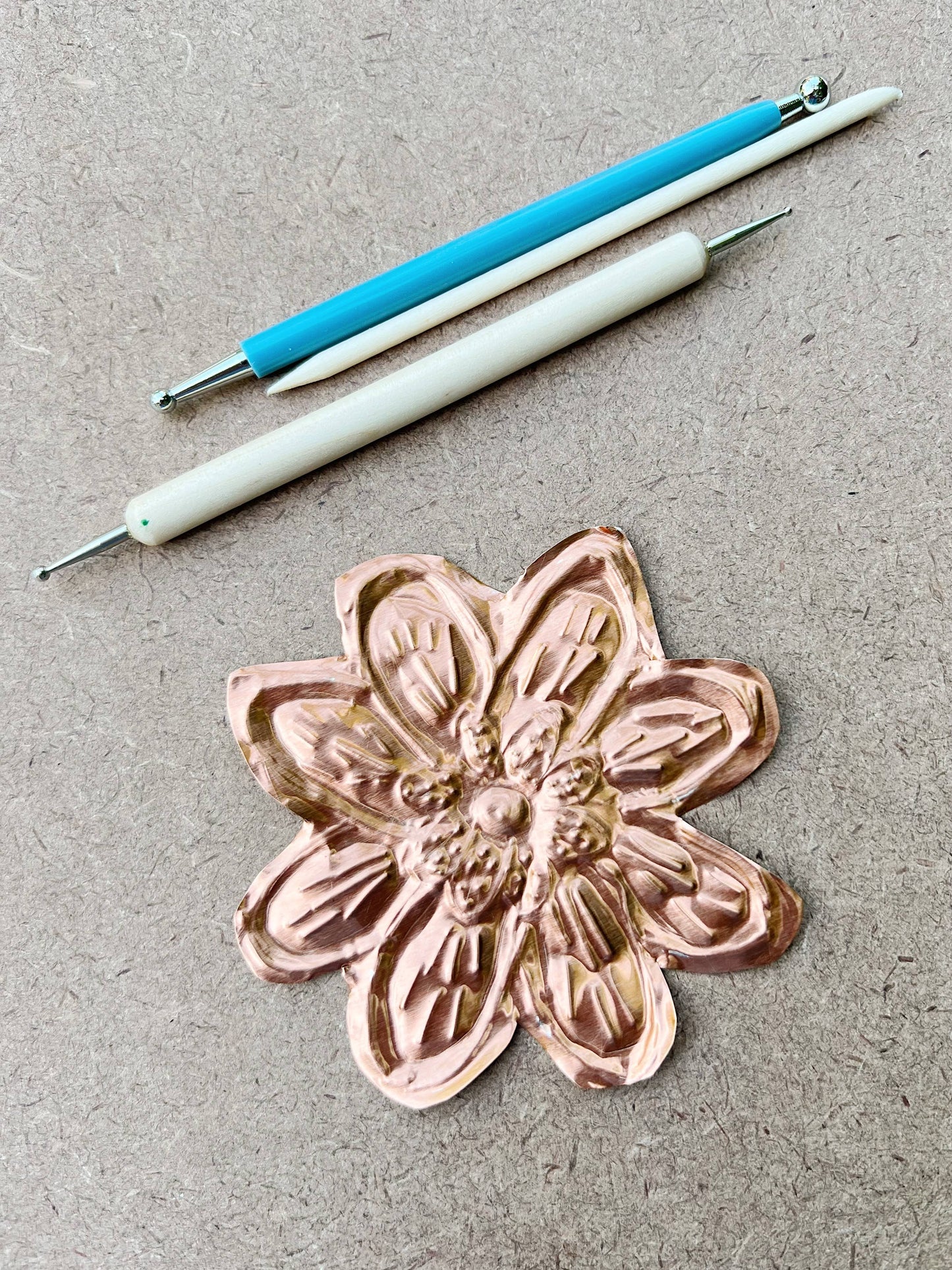 Copper Garland Metal Embossing Kit