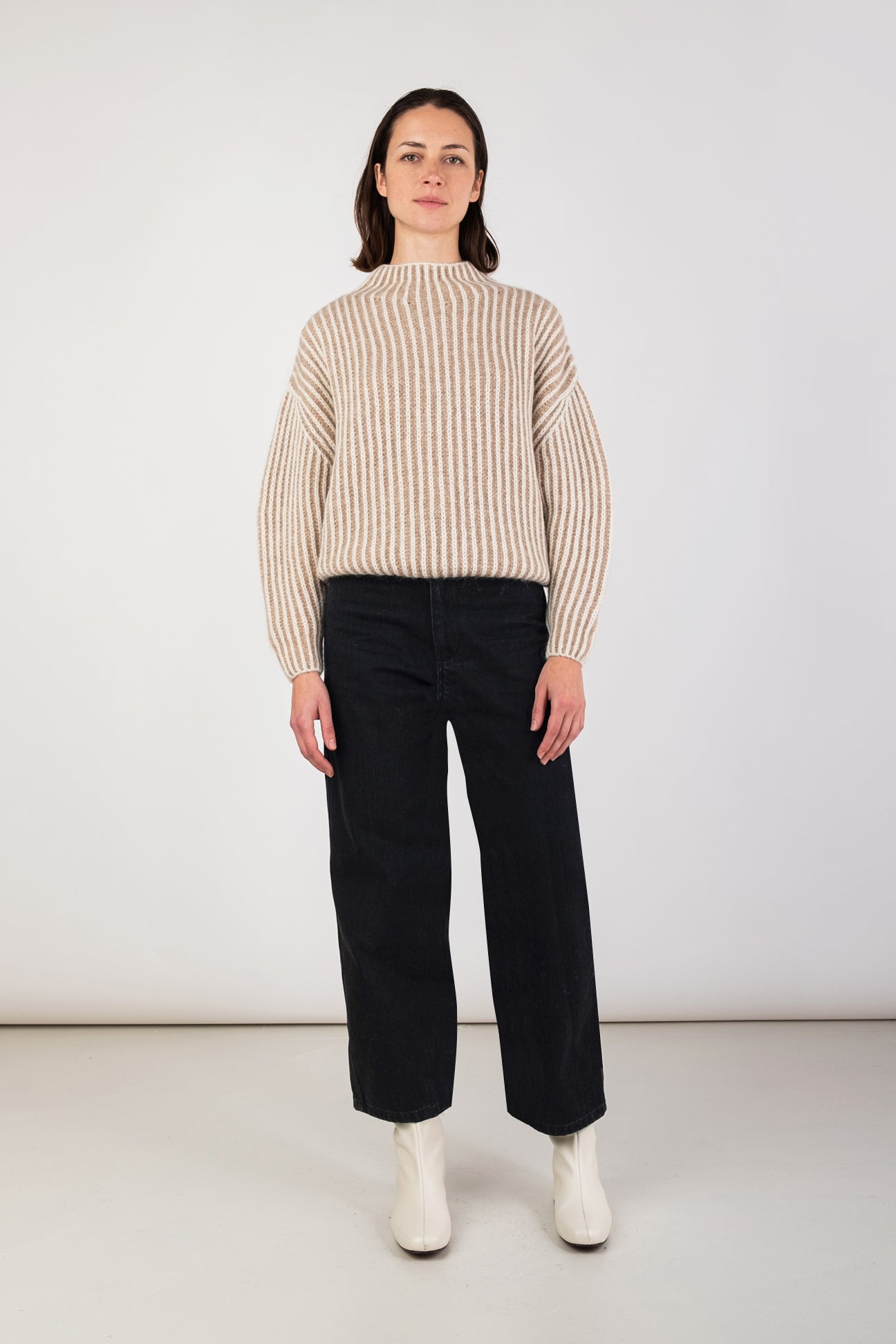 Micaela Greg Oatmeal Ines Sweater