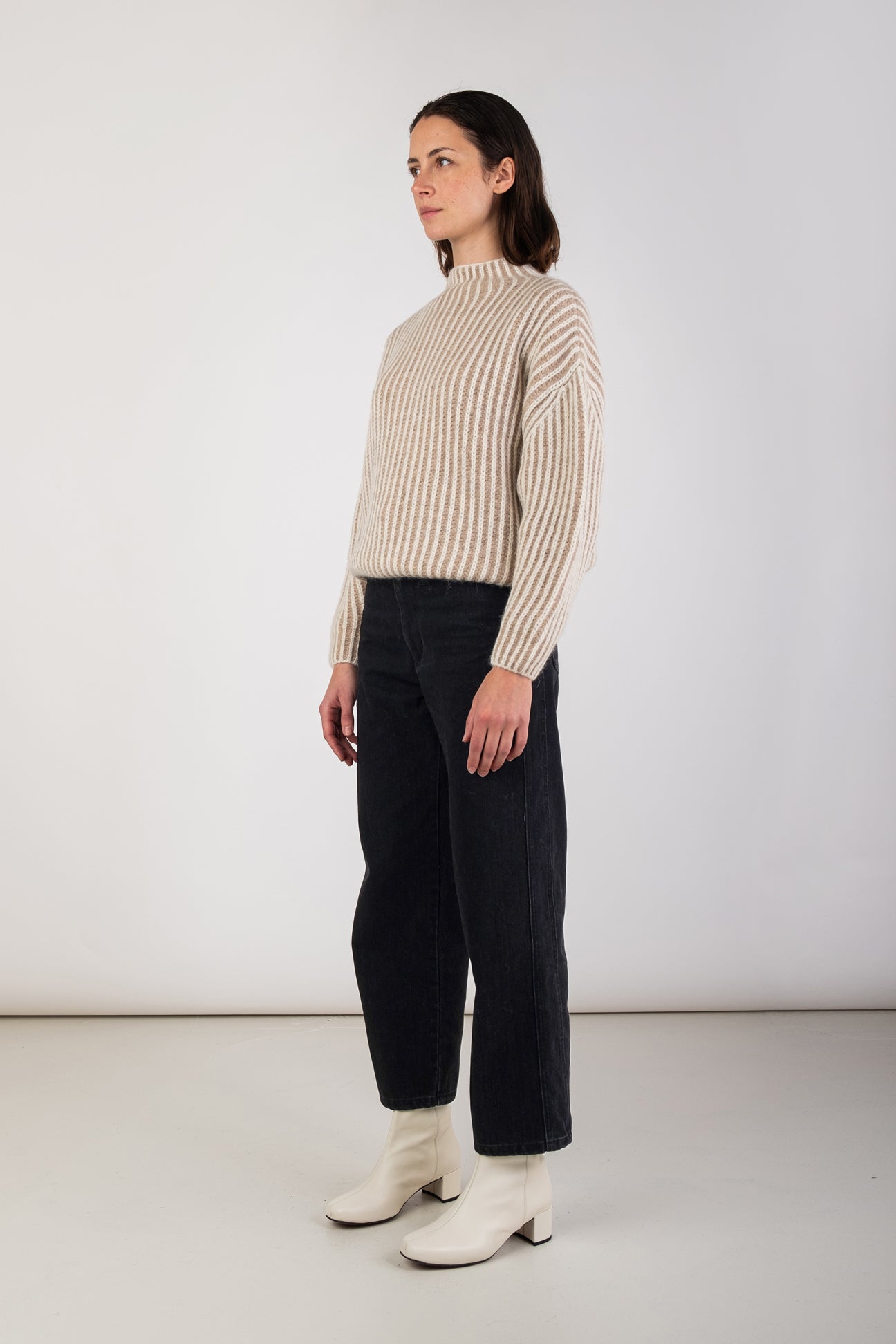 Micaela Greg Oatmeal Ines Sweater