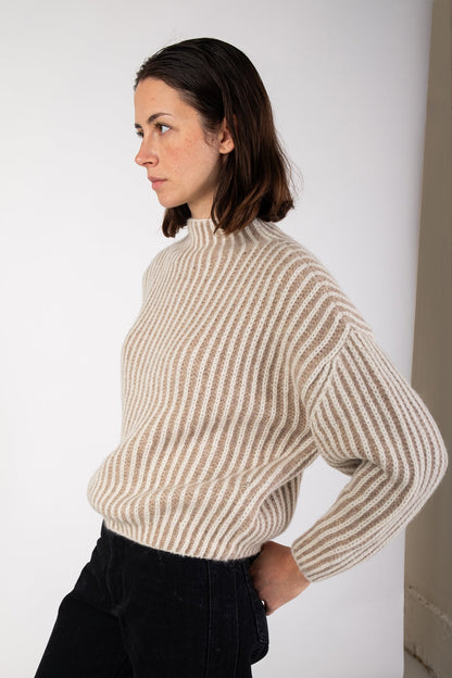 Micaela Greg Oatmeal Ines Sweater