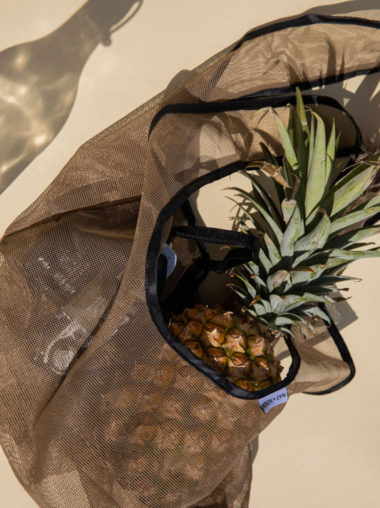 Mesh Bag In Tan