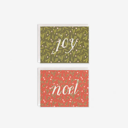 June and December Holiday Card Box Set - Mixed Noel & Peace